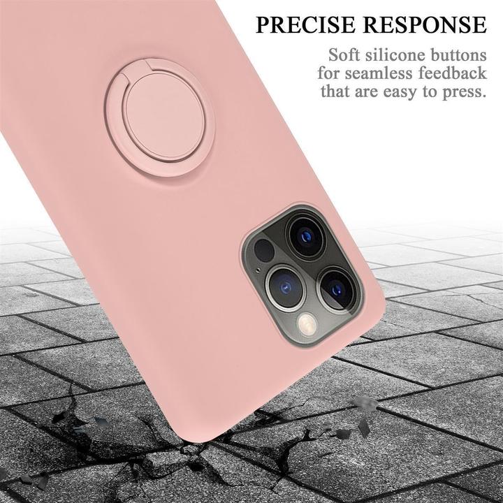 Productafbeelding Cadorabo TPU Vloeibare Ring Silicone Hoesje (Apple iPhone 13 mini)