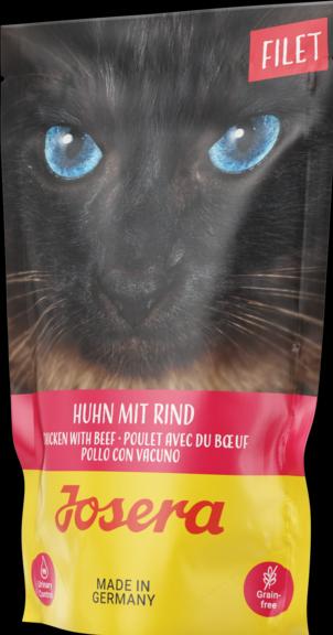 Image du produit Josera Poulet avec filet de boeuf pour chats 16x70g (Adulte, 16 pcs, 1344 g)