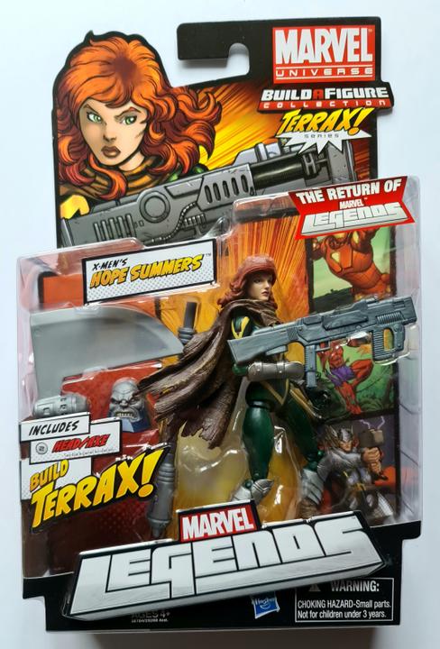 Actual product image Hasbro Marvel Legends Terrax! Series Action Figure 2011 X-Men's Hope Summers