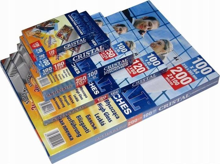 Immagine prodotto Argo Pellicola di laminazione autoadesiva 54X86mm 335412 125mic 100 pezzi (100 Pezzo/i, 125 µm)