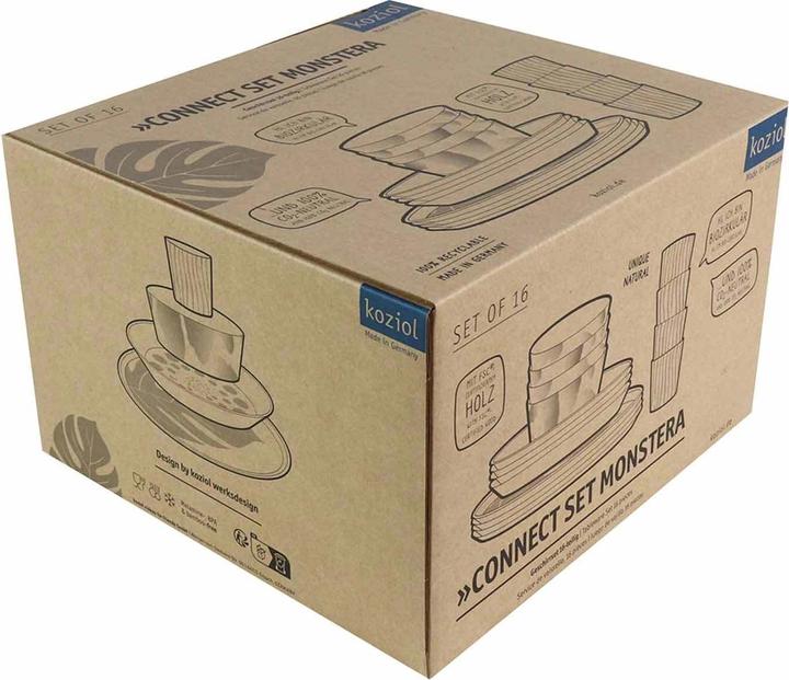 Produktbild Koziol Connect Set Monstera (4 Stück)