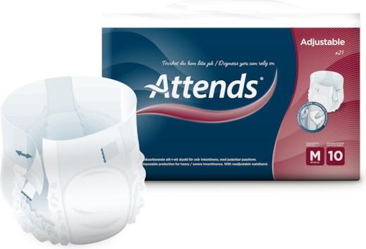 Actual product image Attends Adjustable 10 (21 x, Large)