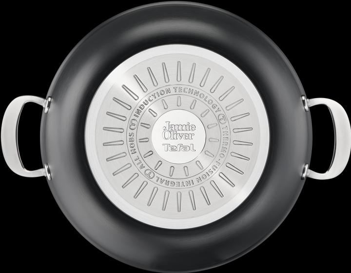 Produktbild Tefal Jamie Oliver Batch Cooking Set mit Rezept-Booklet (30 cm, Pfannenset + Topfset, Kochtopf, Aluminium)