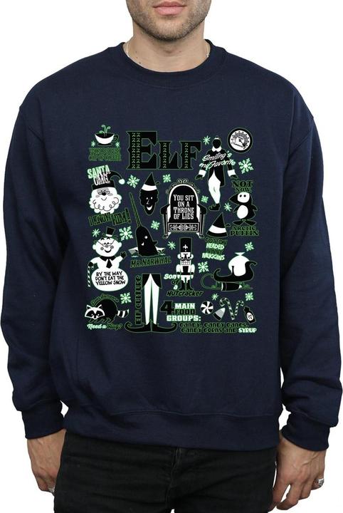 Produktbild Elf Infographic Poster Sweatshirt (S)