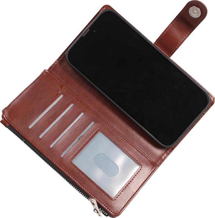 Immagine prodotto PhoneLook Custodia a portafoglio lussuosa e sofisticata con chiusura magnetica e scomparto per monete e carte. (Apple iPhone 14 Pro)