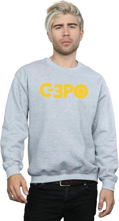 Immagine prodotto Star Wars The Rise Of Skywalker C-3PO Text Logo Felpa Uomo (XXL)