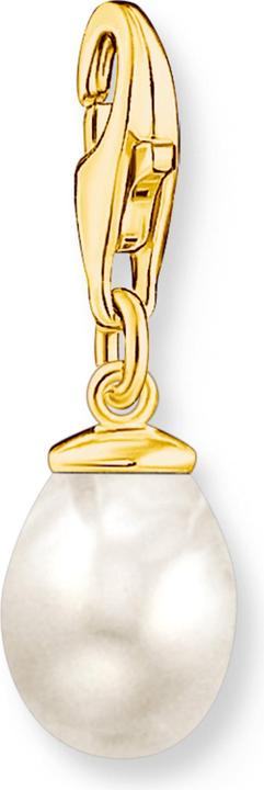Image du produit Thomas Sabo Charm pendentif Perle blanche doré (Argent 925)