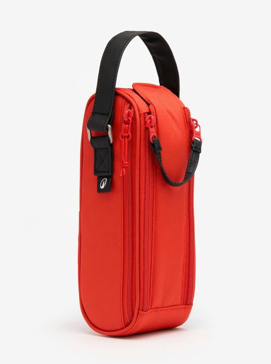 Actual product image Koodza Halbsteife Bouletasche für 3 Boulekugeln rot (3 x)