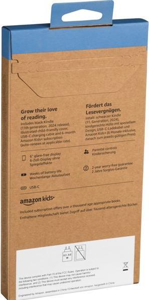 Productafbeelding Amazon Kindle Kinderen Editie (6", 16 GB, Veelkleurig)
