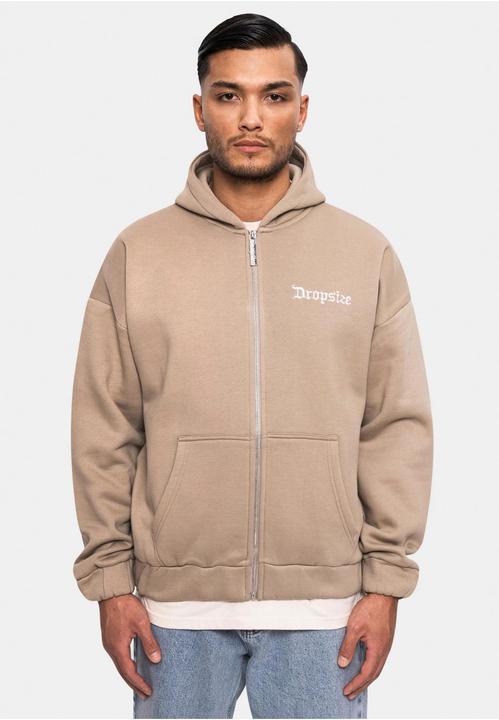 Actual product image Dropsize Super Heavy Oversize Blank Zip Hoodie - 124661 (XS)