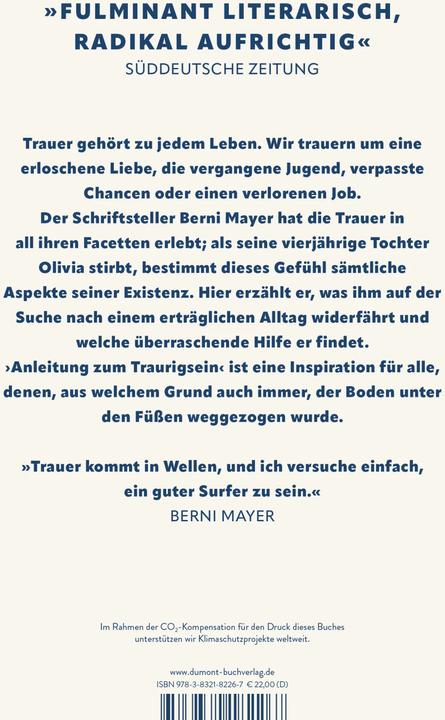 Immagine prodotto Anleitung zum Traurigsein (Tedesco, Mayer, Berni, 2023)