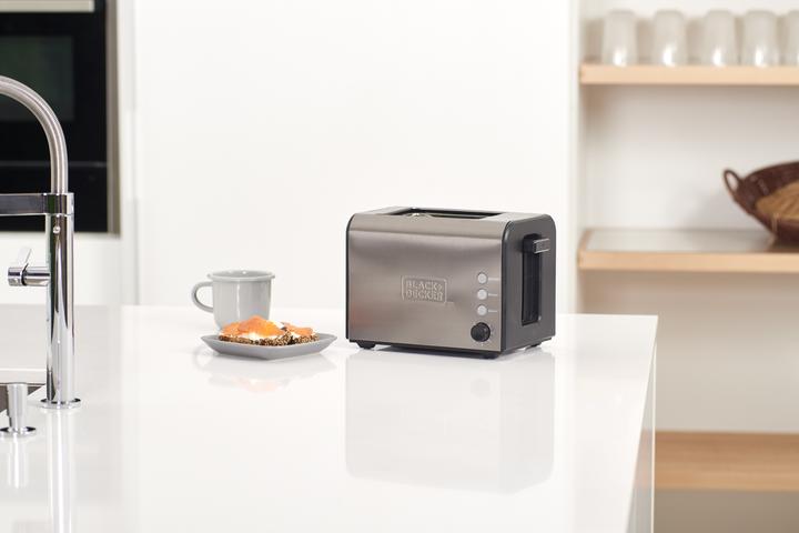 Actual product image Black & Decker & Decker BXTO900E Toaster 2 slice(s), stainless steel
