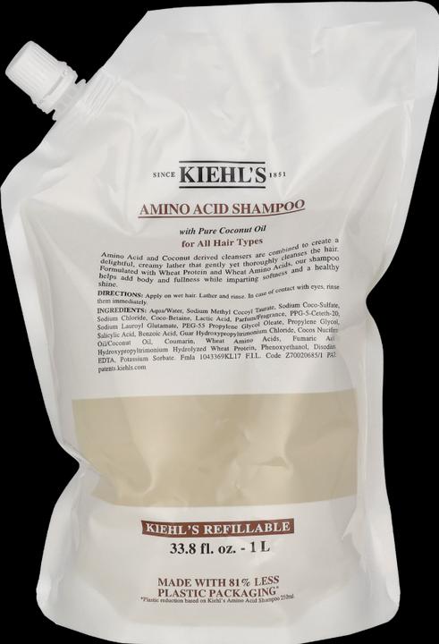 Actual product image Kiehl's Amino Acid Shampoo Refill Pouch (1000 ml, Liquid shampoo)