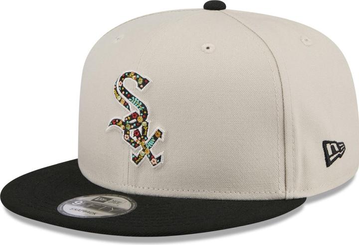 New Era 9Fifty Snapback Cap - FLORAL Chicago White Sox stone