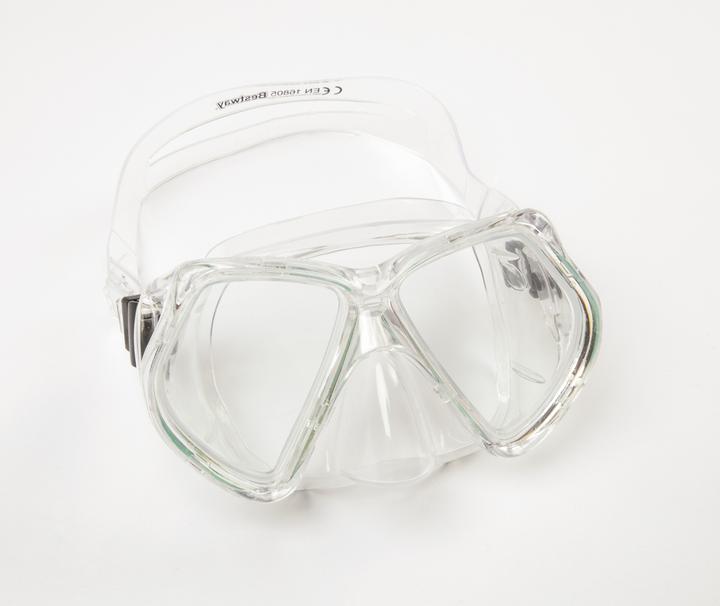 Produktbild Bestway Adult Omniview Dive Mask, Child, Full face mask, Freediving, Tempered glass, Blue, Red, Yell