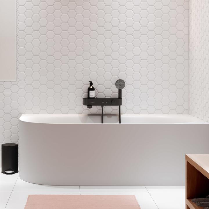 Produktbild hansgrohe HG Wannentherm SHOWERTABLET SELECT 400 Aufputz, DN 15 mattschwarz