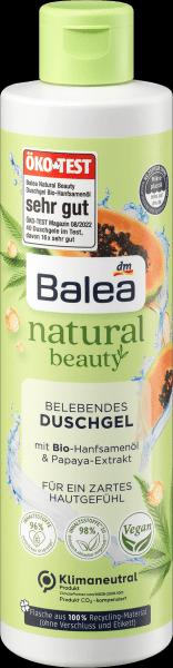 Immagine prodotto dm Balea Doccia di bellezza naturale ai semi di canapa e alla papaya (250 ml)