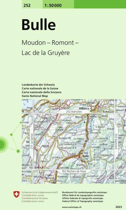 Image du produit Carte nationale de la Suisse 1 : 50'000