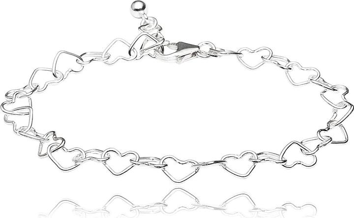 Leyda Herz Armkette (19.50 cm, Silber 925)