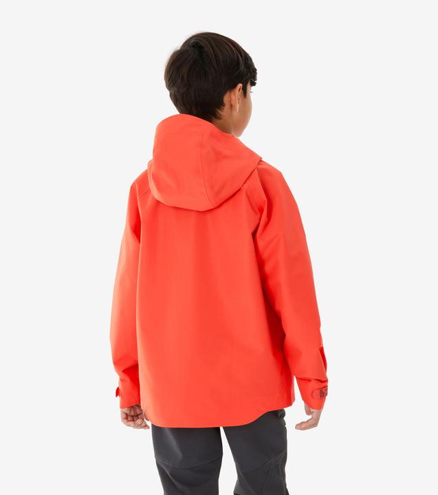 Produktbild Quechua Wanderjacke MH900 Kinder Gr. 122–170 wasserdicht Wandern orange (6, 7, 8)