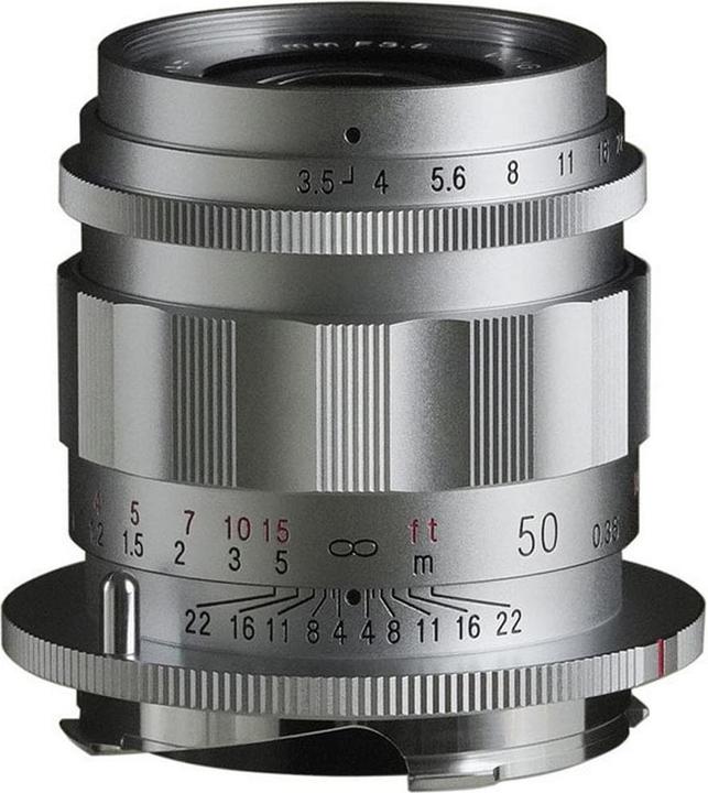 Image du produit Voigtländer APO-Lanthar 50mm / 3.5 II argenté (Leica M, Plein format)