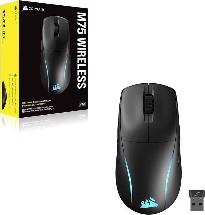 Actual product image Corsair M75 (Wireless, Cable)