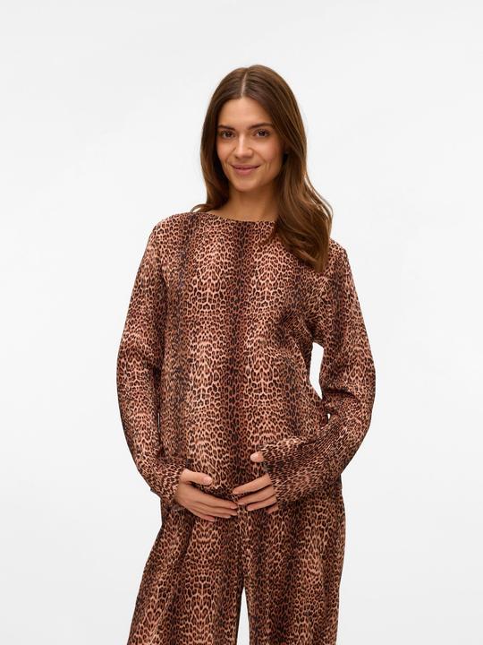 Image du produit Mamalicious Normal geschnitten Rundhals Top Bluse (XL)