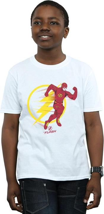 Immagine prodotto The Flash Running Emblem Maglietta Ragazzi (152, 158)