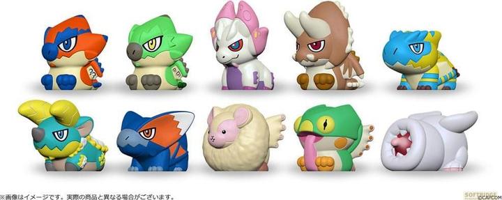 Actual product image Capcom Monster Hunter Figure Builder collectible figures 3 - 5 cm Finger Puppet Monster Hunter Vol. 1 (10)
