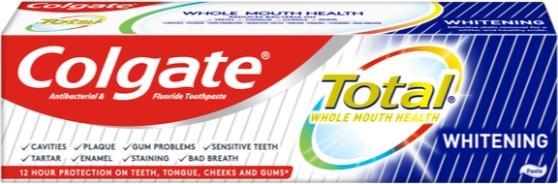 Actual product image Colgate Total Whitening, toothpaste, 75 ml (hit) (75 ml)