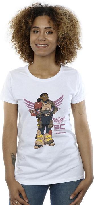 Actual product image Disney Womens/Ladies Lightyear Izzy Star Command Cotton T-Shirt (XL)