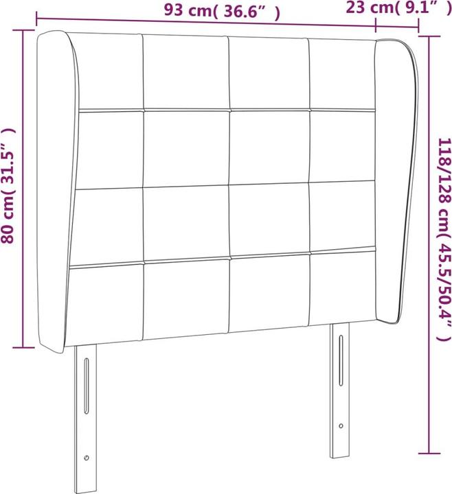 Produktbild VidaXL Sherwynd (93 x 23 x 128 cm)