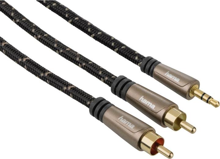 Produktbild Hama Klinken-Cinch-Kabel (1.50 m, 3.5mm Klinke (AUX), Cinch)