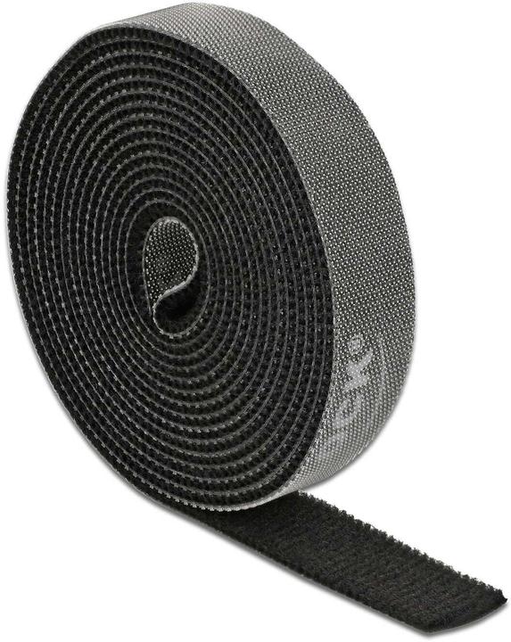 Actual product image Delock Velcro tape 2 m x 15 mm Black (15 mm)