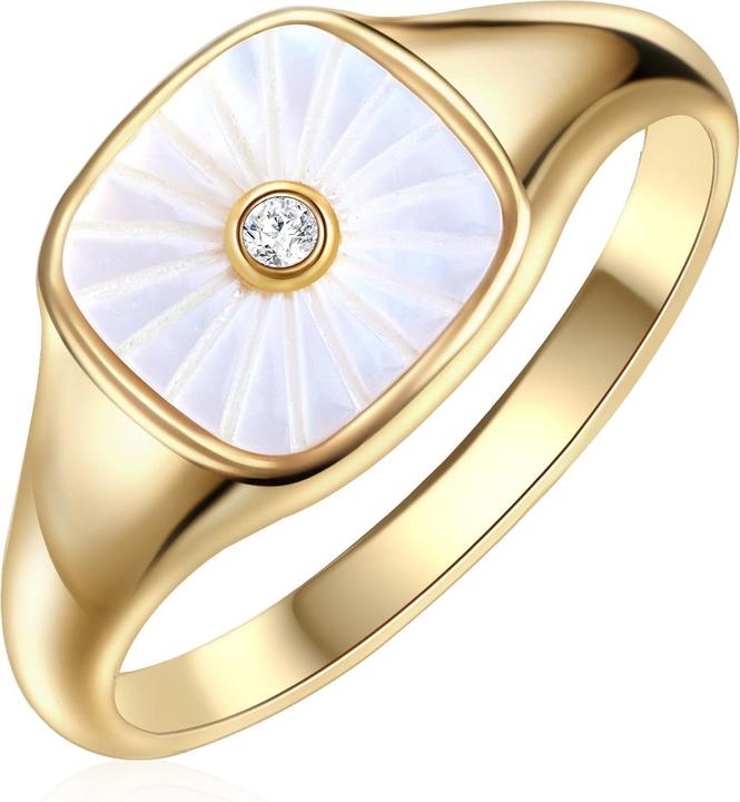 Image du produit Glanzstücke München Femme argent sterling zirconium nacre or jaune - 29033 (54, Argent 925)