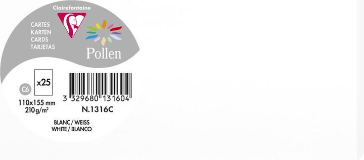 Produktbild Pollen Karten (210 g/m², 25 x, 110 x 155 mm)