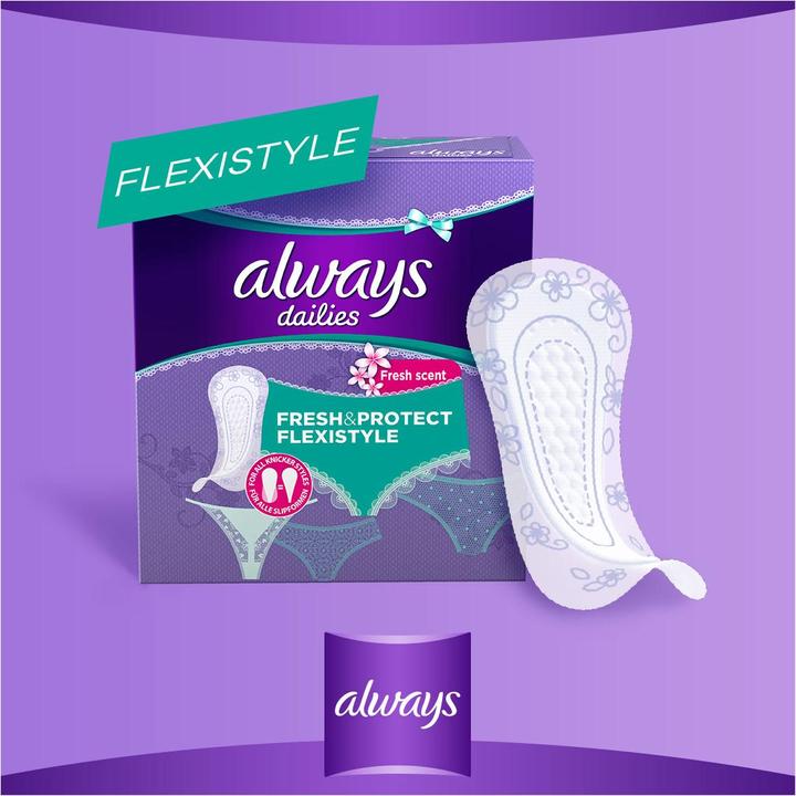 Immagine prodotto Always Dailies Flexistyle (72 x, Fodere per mutande)