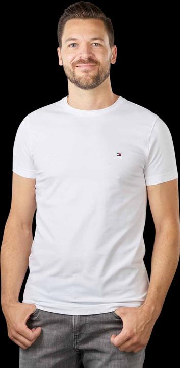 Image du produit Tommy Hilfiger Crew Neck T-Shirt Slim Fit White (M)