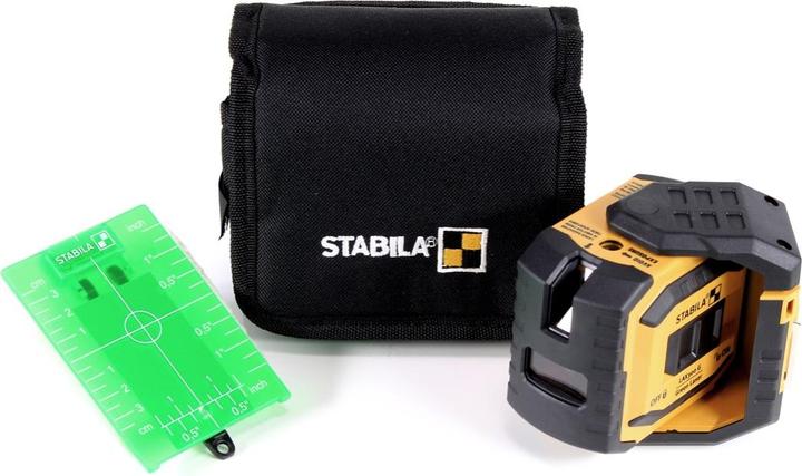 Actual product image Stabila Cross line plumb laser LAX 300 G