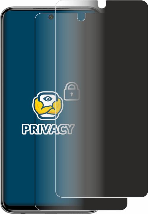 Produktbild BROTECT Sichtschutzfolie Anti-Spy Privacy Folie Blaulicht-Schutz (2 Stück, Xiaomi Redmi Note 9 5G)