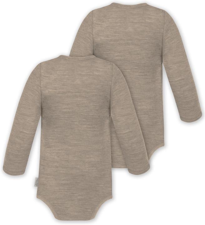 Produktbild Normani 2er Pack Baby Merino Body Langarm „Auckland" - 9369 (56)