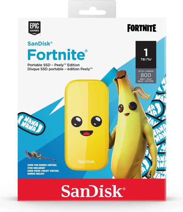 Produktbild SanDisk Portable SSD 1TB Peely Edition (1000 GB)