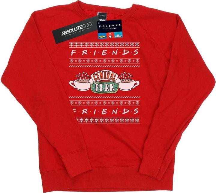 Actual product image Friends Womens/Ladies Fair Isle Central Perk Sweatshirt (XL)