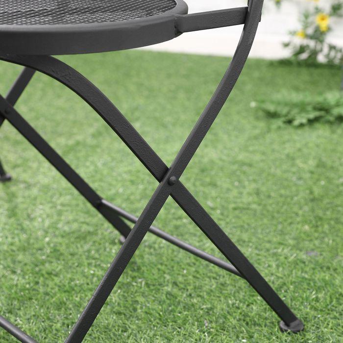 Actual product image Swisshandel24 Garden furniture set Garden lounge balcony furniture set for 2 people Dining set 1 table + 2 chairs (55.50 cm)