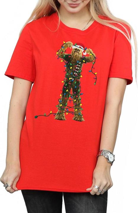 Produktbild Star Wars Chewbacca Christmas Lights TShirt (L)