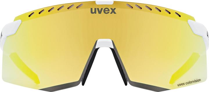 Actual product image Uvex Sports Pace stage CV (white matt (yellow)*, colourvision glossy green)