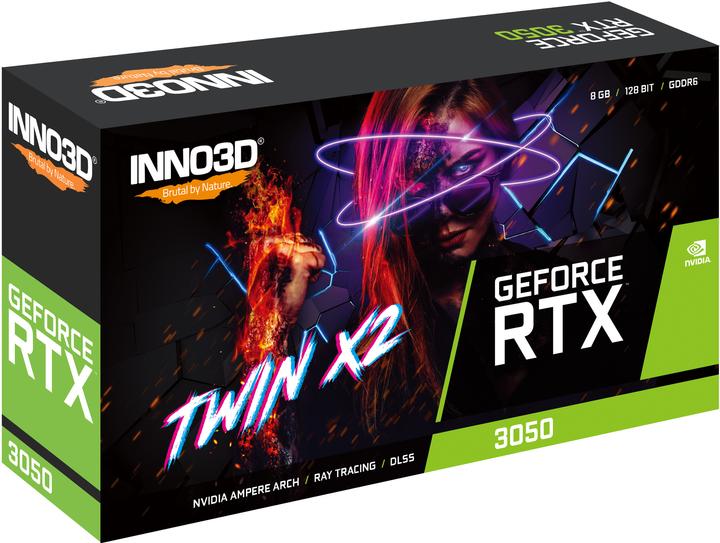 Image du produit Inno3D GeForce RTX 3050 Twin 2X OC (8 Go)