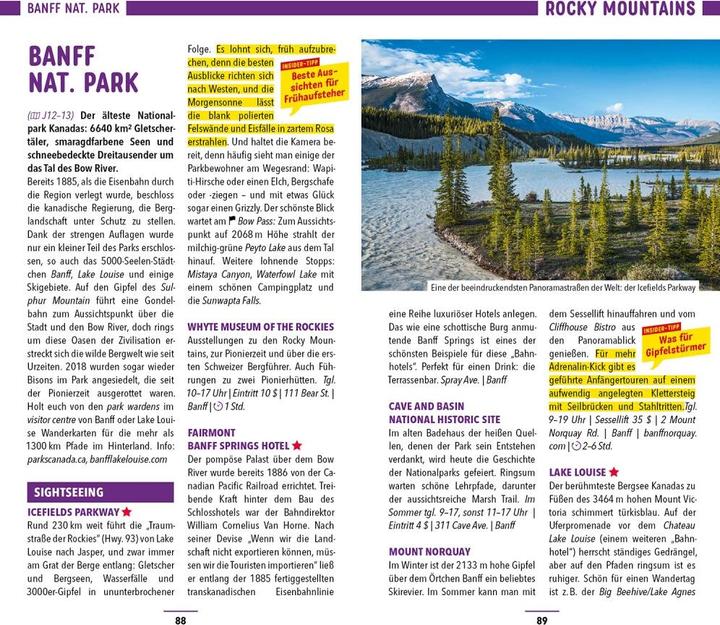Produktbild Reiseführer Kanada West, Rocky Mountains, Vancouver (Deutsch, Karl Teuschl, 2020)