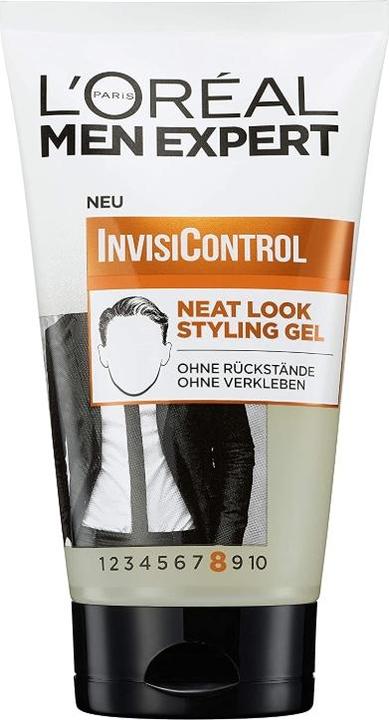 L'Oréal Paris L'Oréal Männerxperte, Invisicontrol ordentlicher Look, Haarstyling Gel, 150 ml (Haargel, 150 ml)