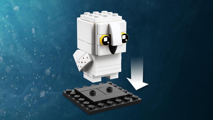 Image du produit LEGO Harry Potter et Hedwig (41615, LEGO Brickheadz)
